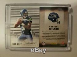 1/1 AUTO RUSSELL WILSON Score #22 HOT ROOKIES RC Card SEHAWKS SP