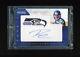 1/1 Russell Wilson 2012 Panini Prominence Seahawk Logo Patch Auto Jersey # 3/105