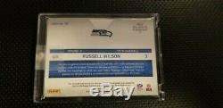 1/1 Russell Wilson ROOKIE JRSY PATCH GREEN AUTO Super Bowl Contenders