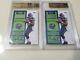 (2) Russell Wilson 2012 Panini Contenders Rookie Ticket Auto Bgs 9.5 /550