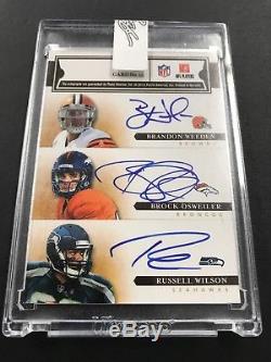 2012 Andrew Luck Russell Wilson Tannehill RG3 Prime Signatures AUTO PEN PALS Rc