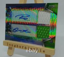 2012 Bowman Sterling Prism Refractor Russell Wilson dual patch auto RC /110