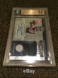 2012 Certified Russell Wilson RC Jersey Auto /175 BGS 9.5 GEM MINT With10 AUTO