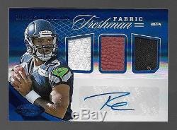 2012 Certified Russell Wilson Rc Fabric Freshman Auto #4/49