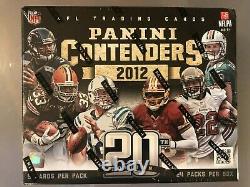 2012 Contenders Football Hobby Box Factory Sealed Case Fresh 5 Autos