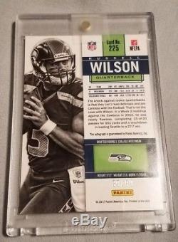2012 Contenders Football Russell Wilson Playoff Ticket Rookie Auto #39/99
