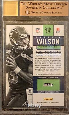 2012 Contenders Russell Wilson ROOKIE RC AUTO #225 BGS 9.5 GEM MT Quad 9.5