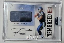 2012 Elite RC RUSSELL WILSON Jersey Patch ON CARD AUTO? 2016 Honors Broncos