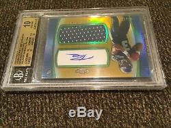 2012 Finest Russell Wilson RC Gold Patch Auto Jersey#/75 Graded BGS 10 PRISTINE