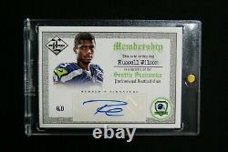 2012 Leaf Limited Members Signatures Russell Wilson Auto Rare HTF RC # 23/25
