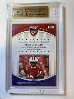 2012 Leaf Young Stars Russell Wilson Rookie RC #RW1 BGS 9.5/10 Auto