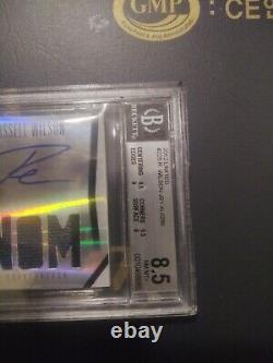 2012 Limited /299 Russell Wilson BGS 8.5 #225 Rookie Auto 9 RC