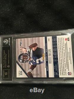 2012 Limited Gold Russell Wilson Auto Patch 3/25 Black Label Rookie Autograph RC