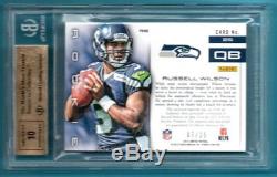 2012 Limited JUMBO PRIME Russell Wilson #/25 SP RC AUTO 3-CLR PATCH BGS 9.5/10