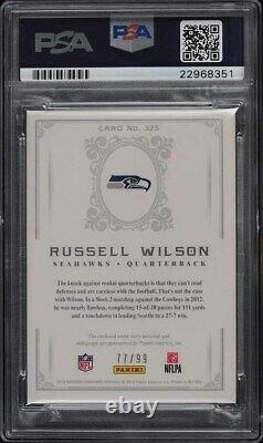 2012 National Treasures Russell Wilson ROOKIE RC PATCH /99 PSA 10 AUTO PSA 10