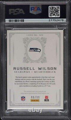 2012 National Treasures Russell Wilson ROOKIE RC PATCH AUTO /99 PSA 10 GEM MINT