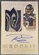 2012 National Treasures Russell Wilson Rookie Rpa Auto/patch Gold Sp #46/49 Sick