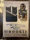 2012 National Treasures Russell Wilson Rookie Auto Patch Rc Black #d 02/25