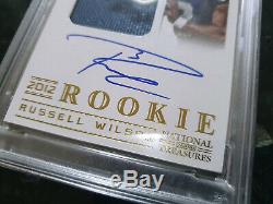 2012 National Treasures Russell Wilson Rpa Rc #/49, Impossible Psa 10, Auto 10