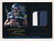 2012 Panini Black Prime Russell Wilson Gold Ink Auto Patch Rpa Rc #17/25