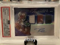 2012 Panini Certified RUSSELL WILSON RPA ROOKIE PATCH AUTO #1/49 PSA 10 SEAHAWKS