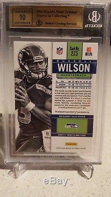 2012 Panini Contenders #225 Russell Wilson Autograph AUTO BGS 9.5 10 Auto