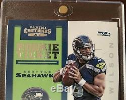 2012 Panini Contenders #225A Russell Wilson Autograph Rookie RC Auto /550