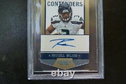 2012 Panini Contenders ROY Autograph Russell Wilson HTF Rare BGS 9 # 9/10
