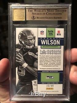 2012 Panini Contenders Russell Wilson Playoff Ticket RC Auto /99 BGS 9.5 10 Gem