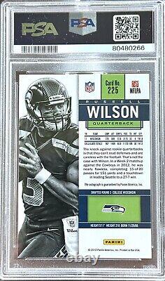 2012 Panini Contenders Russell Wilson RC ROOKIE AUTO #225 PSA 10 GEM MINT