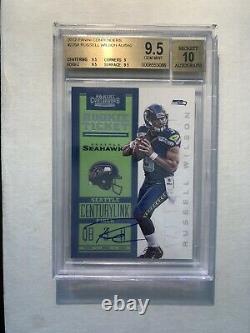 2012 Panini Contenders Russell Wilson ROOKIE RC AUTO #225 BGS 9.5/10 GEM MINT