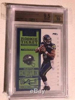 2012 Panini Contenders Russell Wilson Rc Auto /550! Gem Mint BGS 9.5