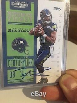 2012 Panini Contenders Russell Wilson Rookie Ticket Auto