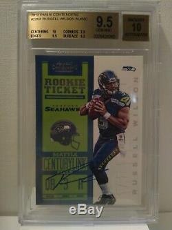 2012 Panini Contenders Russell Wilson Rookie Ticket Auto #225A