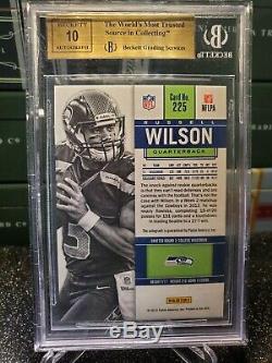 2012 Panini Contenders Russell Wilson Rookie Ticket Auto BGS9.5/10