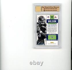 2012 Panini Contenders Russell Wilson Rookie Ticket RC Auto BGS 9.5/10 Broncos