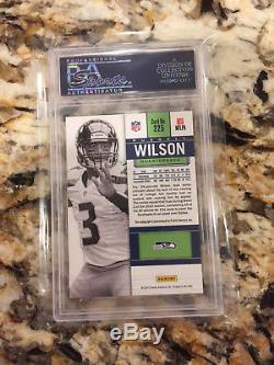 2012 Panini Contenders White Jersey Russell Wilson RC / Auto PSA 10