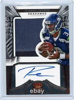2012 Panini Crown Royale Russell Wilson Silhouettes Rookie RPA Auto /349 SP