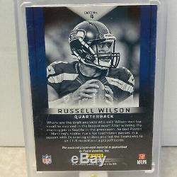 2012 Panini Encased #4 Russell Wilson Seattle Seahawks RC 3CLR Patch Auto #14/15
