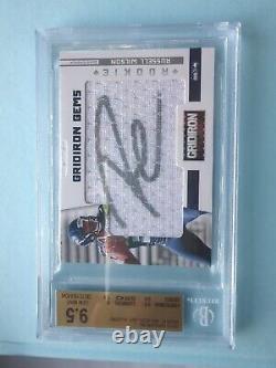 2012 Panini Gridiron Russell Wilson RPA RC On Patch Auto/299 BGS 9.5