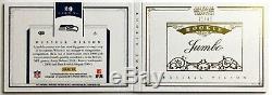 2012 Panini National Treasures RUSSELL WILSON #1/49 Booklet Rookie Patch Auto