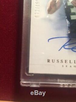 2012 Panini Prime Signatures Russell Wilson Rookie Auto Seahawks Sp #/199 Rc