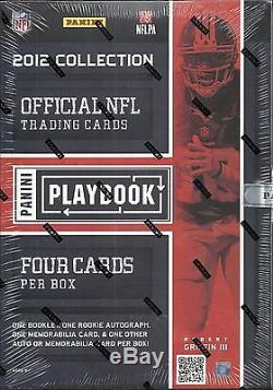 2012 Playbook Factory Sealed FB Hobby Box BOOKLET AUTOS Russell Wilson RC