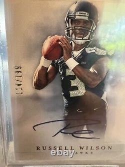 2012 Prime Signatures Russell Wilson Rookie Auto BGS 9/10 AUTOGRAPH #/199