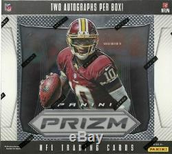 2012 Prizm Football Hobby Box 2 AUTOS Russell Wilson RC Free Shipping