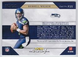2012 Prominence Russell Wilson Embroidered Team Logo Patch Auto RC /150 Seahawks