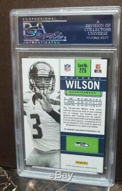 2012 RUSSELL WILSON CONTENDERS ROOKIE WHITE JERSEY PSA 10 AUTO Population 80