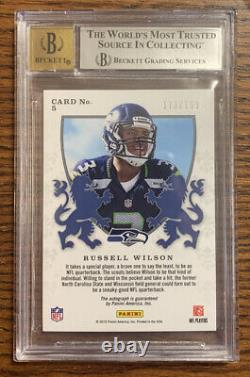 2012 Rookies & Stars Russell Wilson Rc Crusade Auto RED 171/199! BGS 9/10 Auto