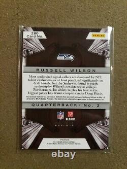 2012 Russel Wilson Crown Royal Rookie card, Patch Auto, low number 55/349