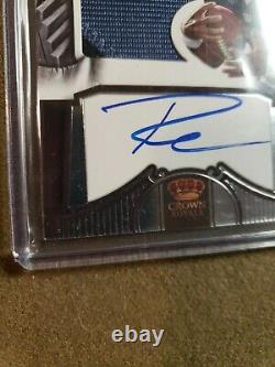 2012 Russel Wilson Crown Royal Rookie card, Patch Auto, low number 55/349